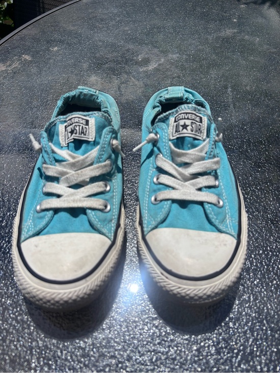 Converse Shoes - Converse shoreline slip on Low-Top Sneakers in Teal Blue